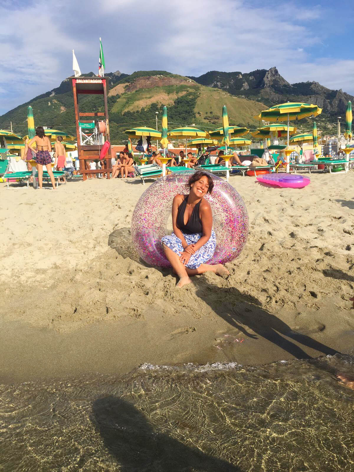 giovanna on the beach