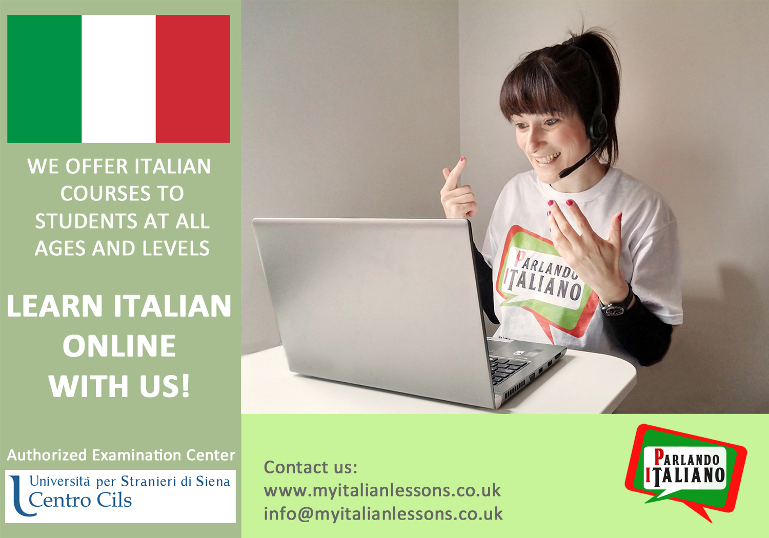 how to learn italian fast Language school banner