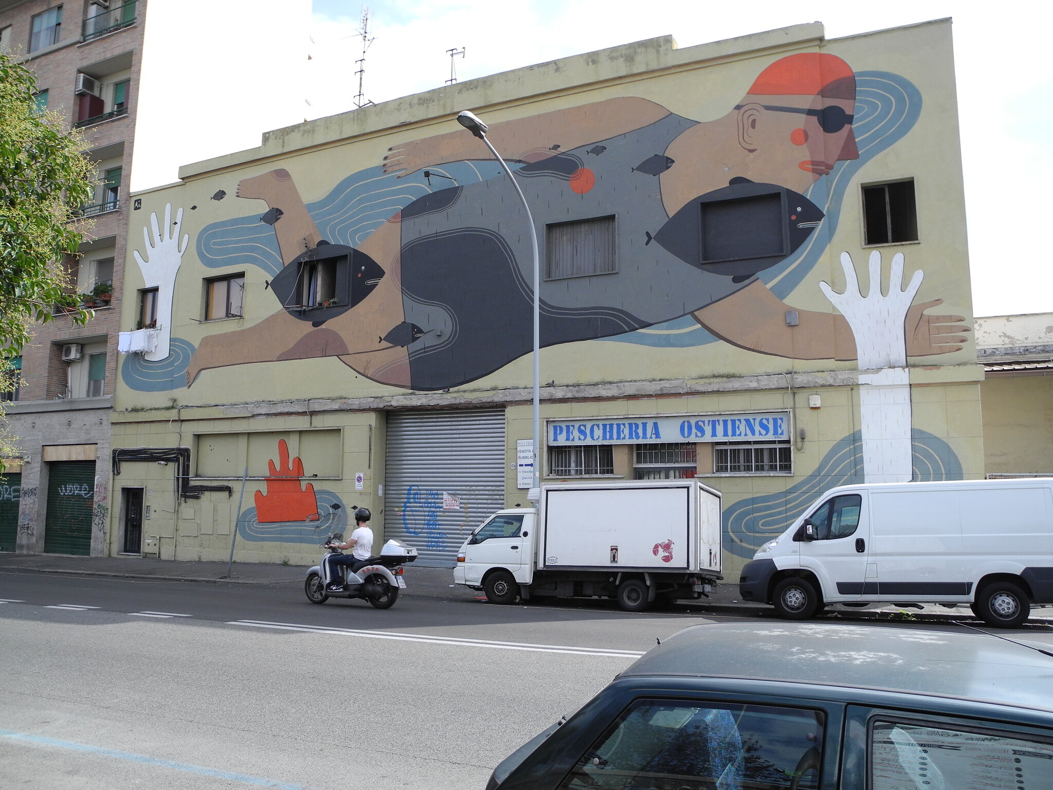 The Ostiense swimmer