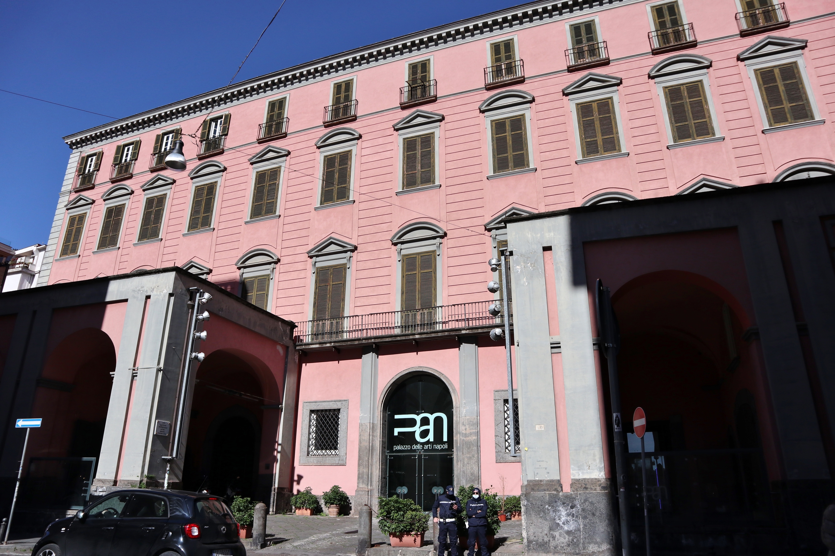 PAN Napoli and its pink facade