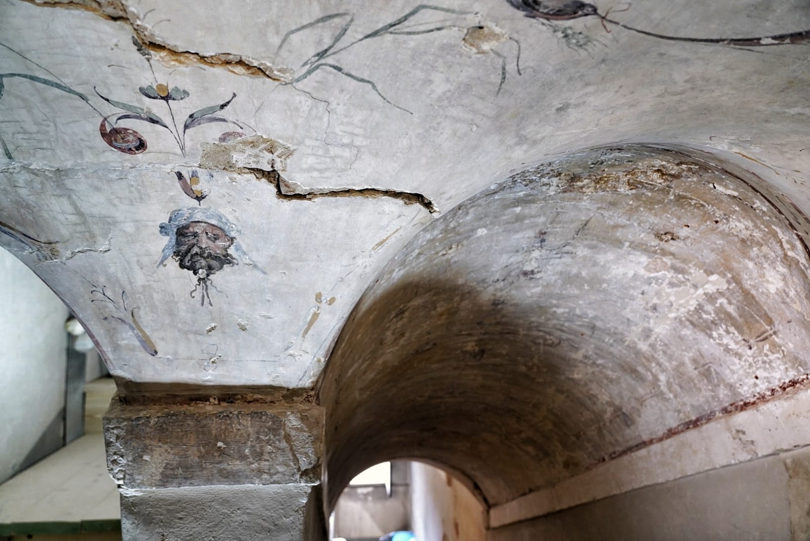 View of secret staircase in Palazzo Vecchio