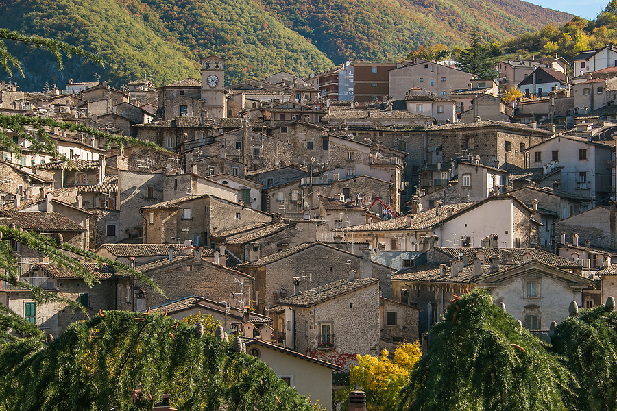 Scanno village in Abruzzo