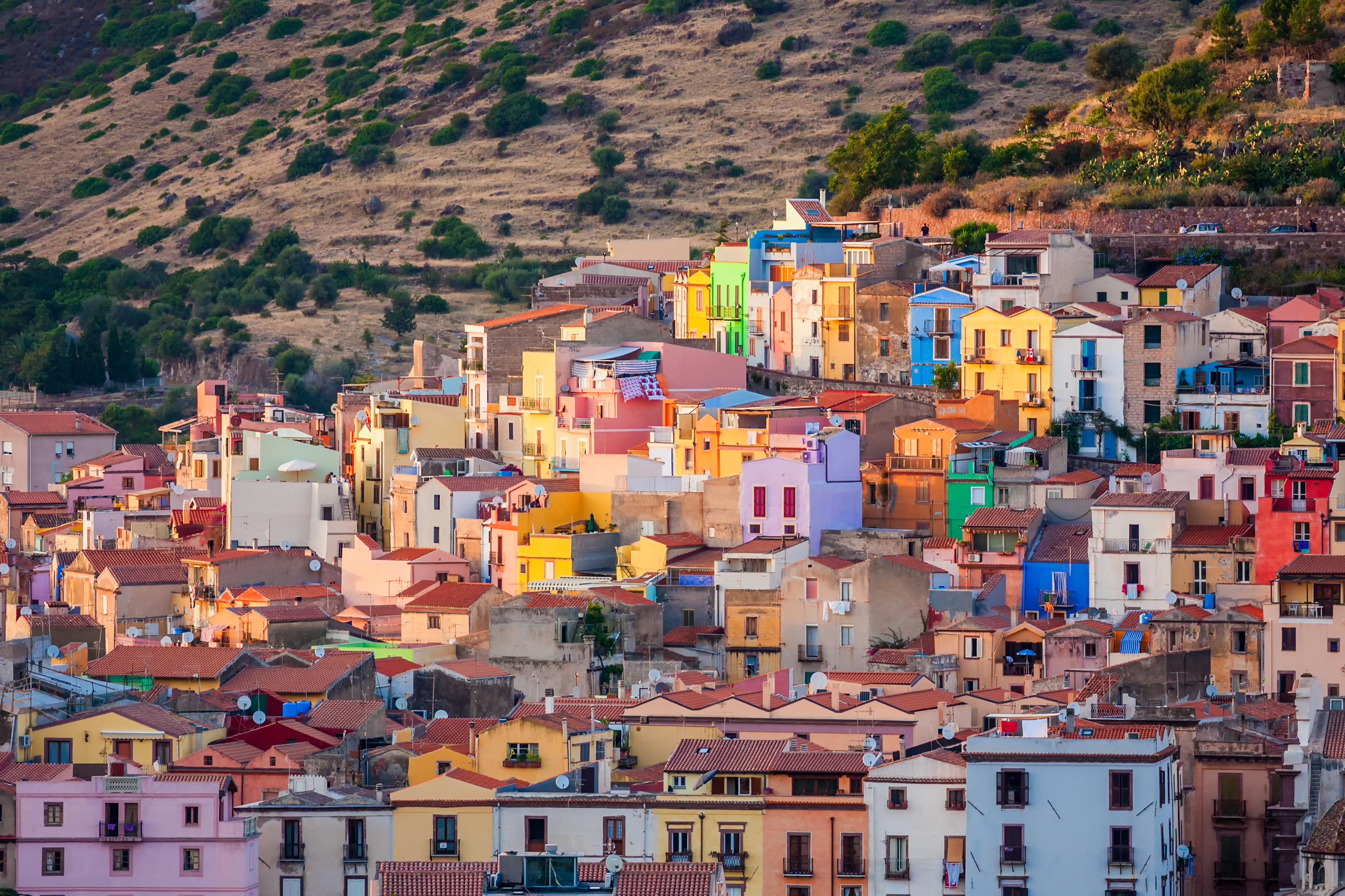 Colourful houses of Bosa, Sardinia / Photo: Ivoha via Shutterstock