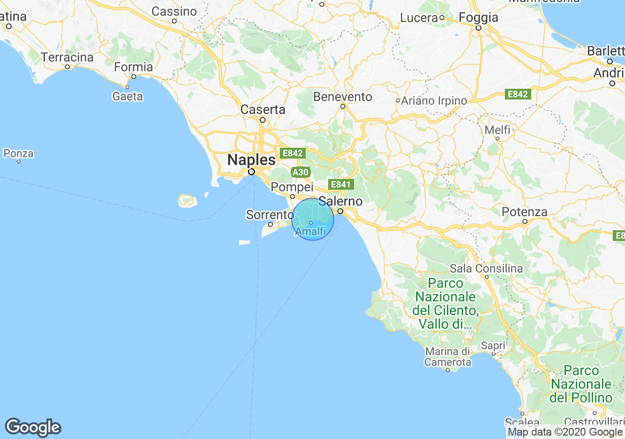 tourist map of ravello italy