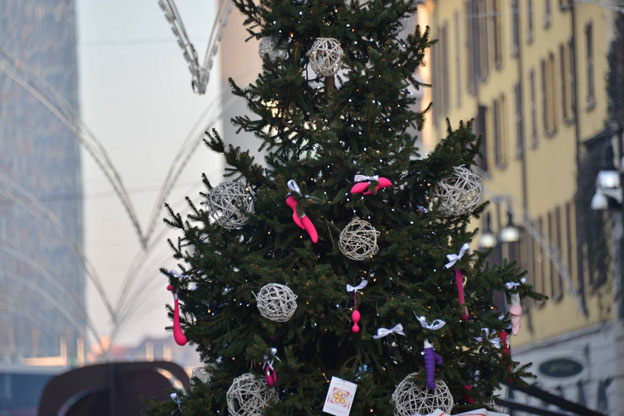 Christmas Tree Decorated With Sex Toys Removed In Milan Italy Magazine