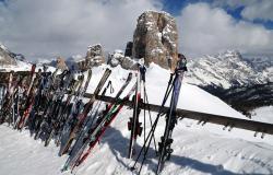 cortina dolomites skiers torri thrilling italymagazine