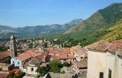 The village of Venafro in Molise Italy