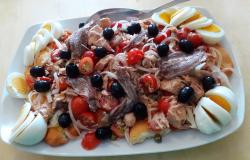 Capponada, tuna fish and tomato salad