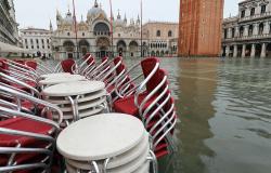 St. Mark's Square in Venice flooded