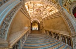 Staircase inside the Doge's Palace in Venice 