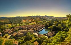 The village of Santa Fiora in Tuscany