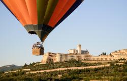 Hot air balloon ride at Assisi, Umbria 1