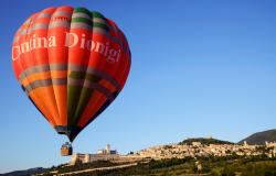 Hot air balloon ride at Assisi, Umbria 2