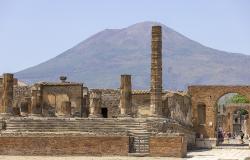 Pompeii archeological site in Italy