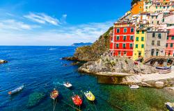 The beautiful town of Riomaggiore. 