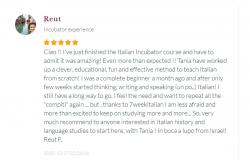 Student Review 6| Italian Incubator