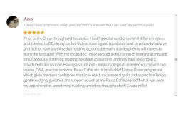 Student Review 8 | Italian Incubator