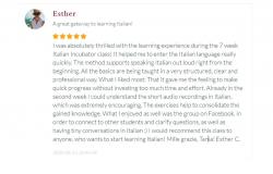Student Review 10 | Italian Incubator