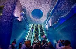 Crater de Luz in the Toledo station of the Naples metro