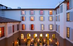 View of 25hours Hotel Florence courtyard