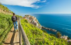 winter hike in Liguira