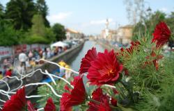 Battaglia Terme during the Canale Fiorito festival