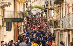 Easter week Misteri procession in Prizzi, in the Palermo province