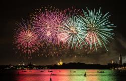 Festa del Redentore fireworks display, Venice 