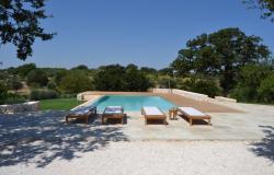 Trullo Belvedere near Cisternino with infinity pool sleeps 8