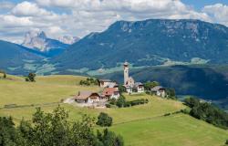 The Renon plateau above Bolzano