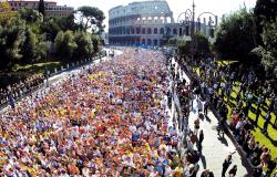 running a marathon in Italy