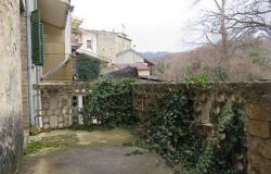 3 bedroom, character full, stone, town house with garden, terrace and open green views 18km to skiing. 10