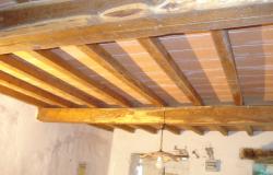 beams in living room ceiling