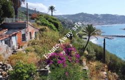 L1152 Rustic with sea view for sale in Bordighera 0