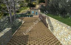 L1196  Plot of land with approved project for sale in Bordighera. 2