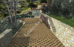 L1196 Plot of land with approved project for sale in Bordighera. 2