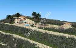 L1196 Plot of land with approved project for sale in Bordighera. 3