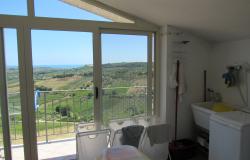 Sea view, finished, town house with terrace 5 bedrooms, garage, 7km to the beach 6