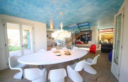 L1117 Ligurian style villa with swimming pool and sea view for sale in Bordighera. 12