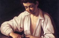 Caravaggio, Boy Peeling a Fruit