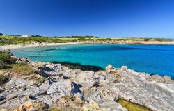 Bobba Beach at San Pietro Island Sardinia