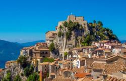 Village of Cervara di Roma in Lazio