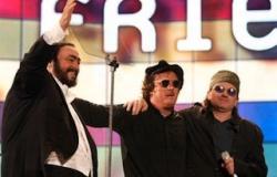 pavarotti, zucchero and bono
