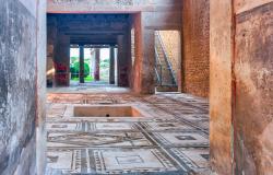 Mosaics at Pompeii archeological site
