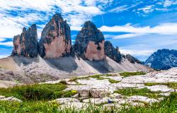 hiking in the Dolomites