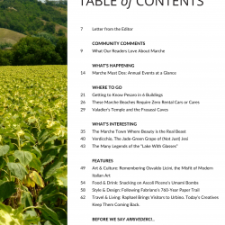 Marche table of contents