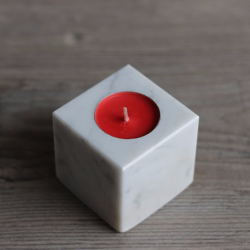 Cube candle 1