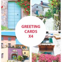 Greeting Cards Tuscany x 4