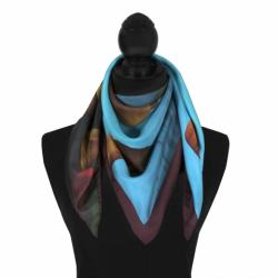 Calla Lily scarf on mannequin