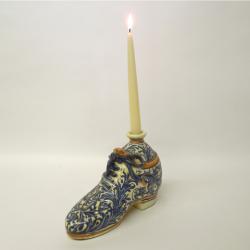 Sicilian Alessi Ceramiche Shoe Candlestick	3